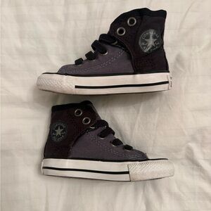 Converse Kids High-Top Sneakers - Black and Grey